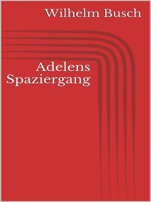 cover image of Adelens Spaziergang